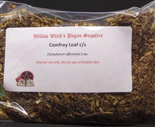 Comfrey Leaf 1 Ounce Herb Wicca Hoodoo Voodoo Vodou Santerian Witchcraft Pagan Supplies