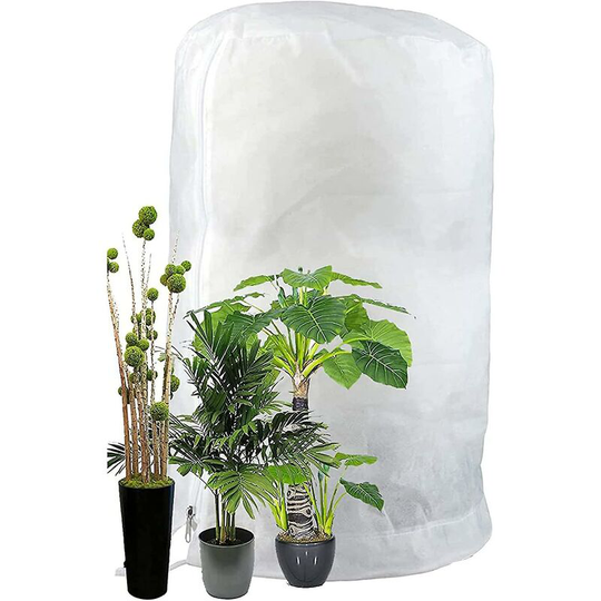Winter Plant Frost Protection Blanket, Large Tear Resistant Heated Fleece Jacket For Plants Tree Cover Garden Plant Protection Blanket Thsinde