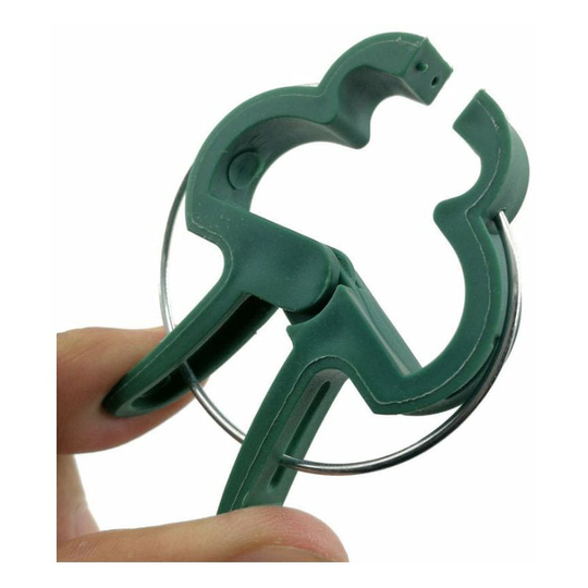 Garden Plant Support Clips, Support Clamps for Sweet Plants and Flowers 4.5*6cm 20Pcs