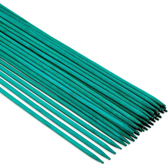 Pack of 50 Green Plant Stakes 44.5 cm for Garden Plants