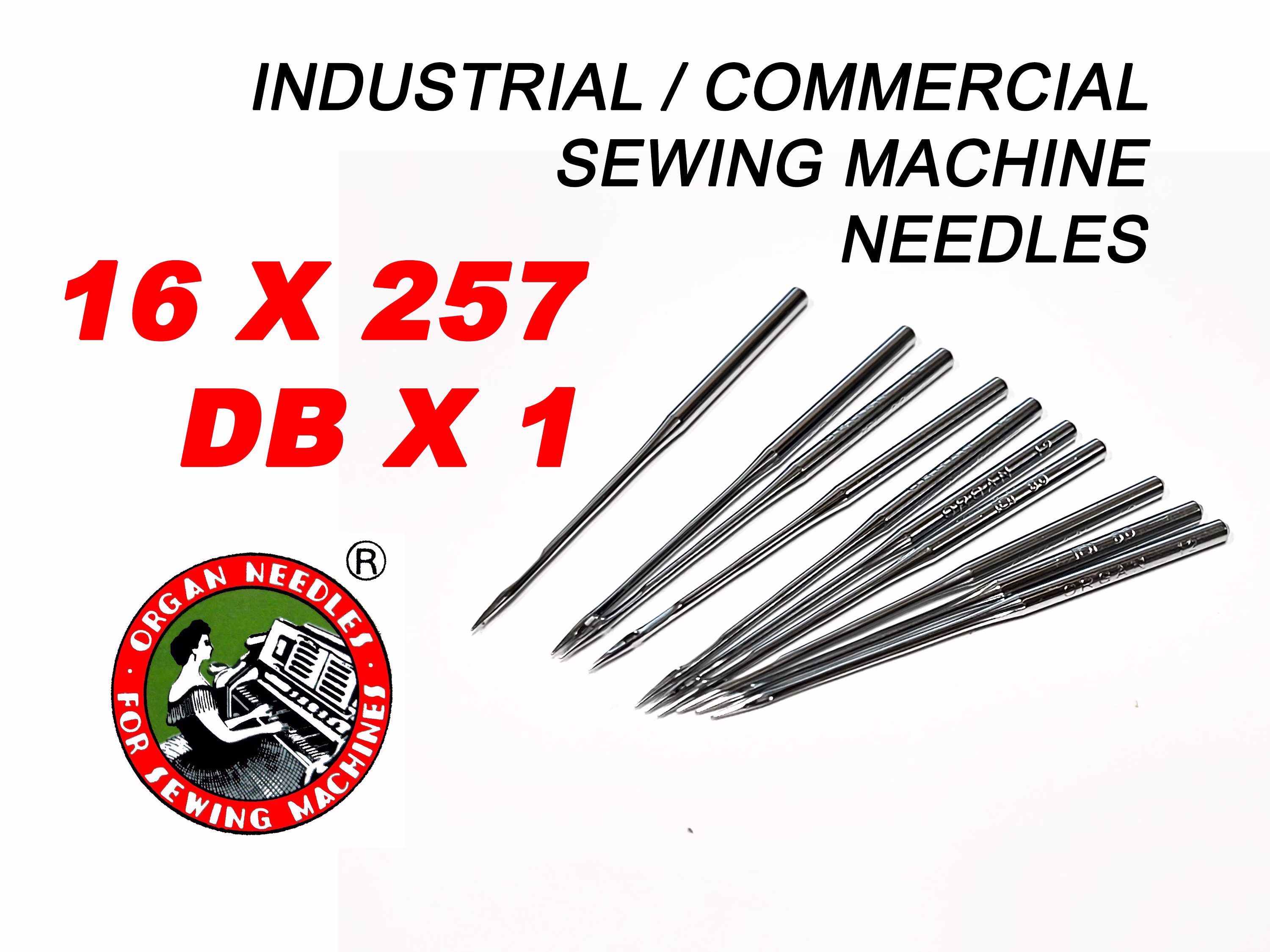 Sewing Machine Needles , Organ 16 X 257, Db 1, 231 - For Industrial Machines Such As Juki Or Singer Commercial