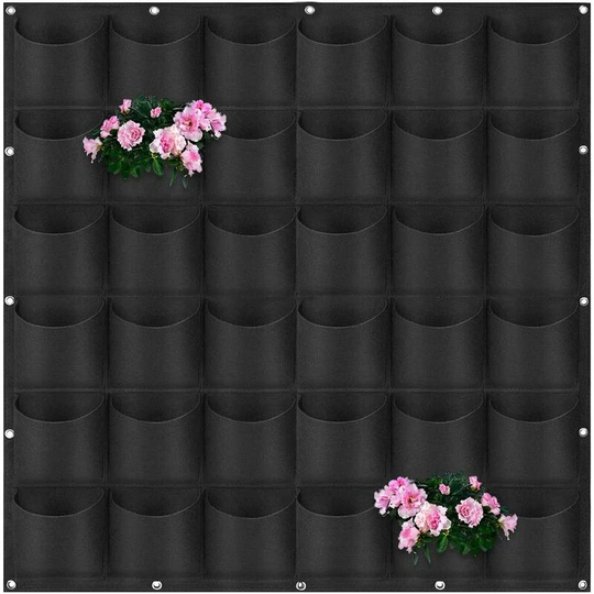 5 Pcs Plant Bag Vegetable Grow Bag Planting Breathable Garden Plant Pots Planter Container for Potato, Tomato, Carrot 3 Gallon Brown