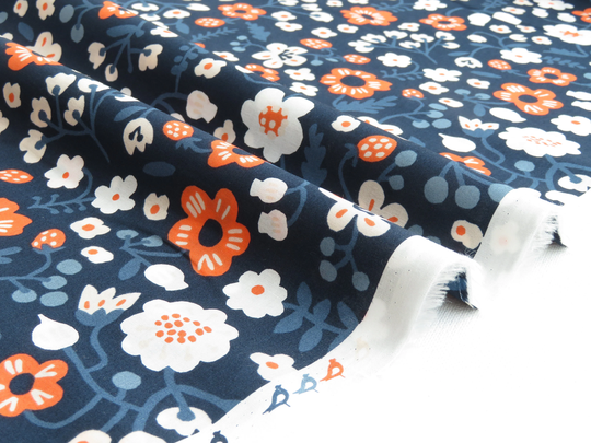 Birch Organic Lawn Bella Margot Midnight Cotton | Ln-Kb-20-Midnight 100% 56