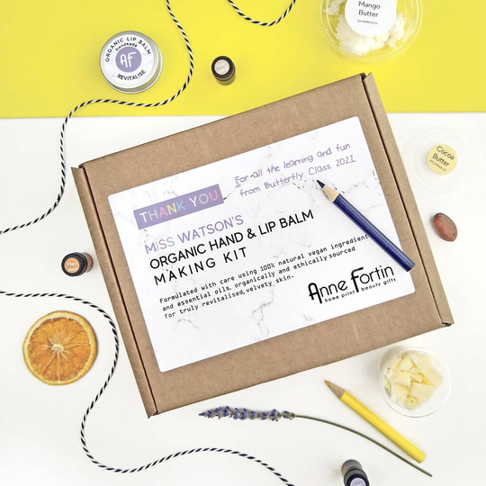 'Thank You Teacher' Organic Hand And Lip Balm Kit