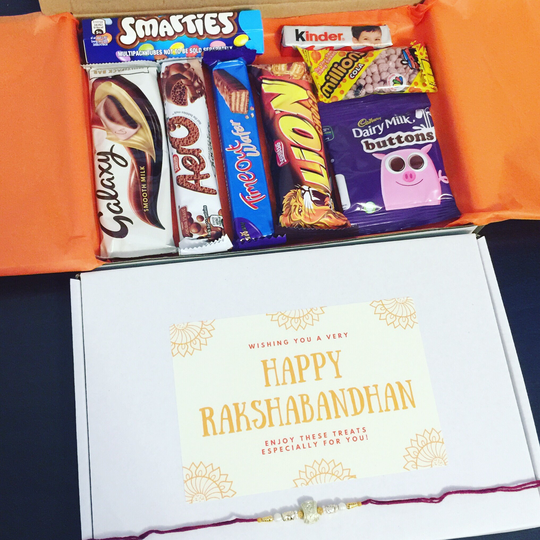 Raksha Bandhan Gift - Bandhan Chocolate Box Personalised Rakhri Rakshabandhan Rakhi For Brother Rakhi Gift Box