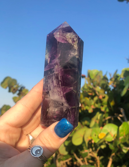 Rainbow Fluorite Point, Tower