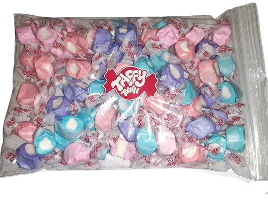 Assorted Berries & Cream Salt Water Taffy 500G Bag