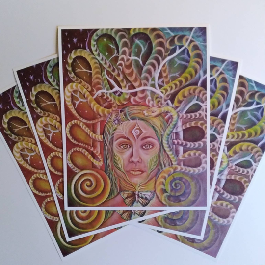 Consumed By The Jungle Visionary Art Print