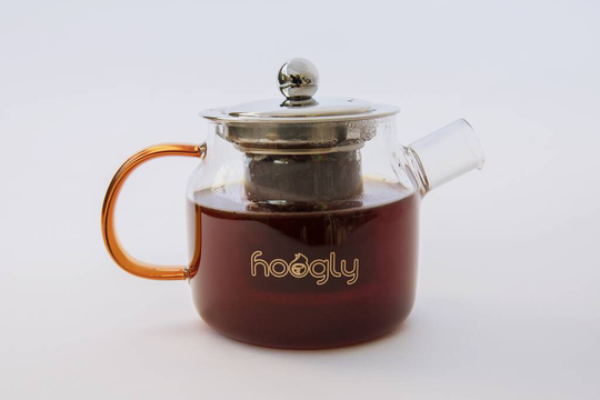 Glass Teapot With A Removable Glass Filter