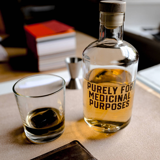Purely For Medicinal Purposes Fathers Day Decanter