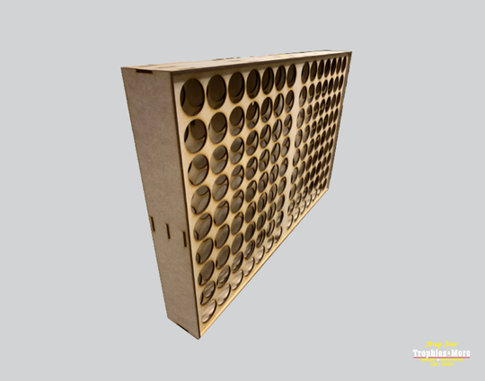 Wood Vallejo Paint Bottle Rack Organizer For - 126 Wall Mountable 17Ml Version Not 2Oz