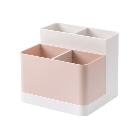 Desktop Storage Organizer, Card Holder Pencil Holder, Makeup Brush Holder, Desk Organizer, Detachable Separator Design, Home Office Dorm Organizer