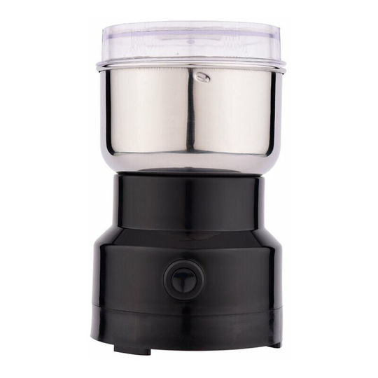 Bearsu - Multifunctional Grain Grinder 200W 14500rpm, Ultra Fine Coffee Grinder, 200ml Portable Electric Spice Grinder, Stainless Steel, Perfect for