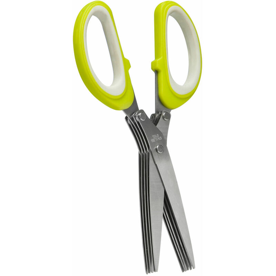 Lime Green and White Herb Scissors - Premier Housewares
