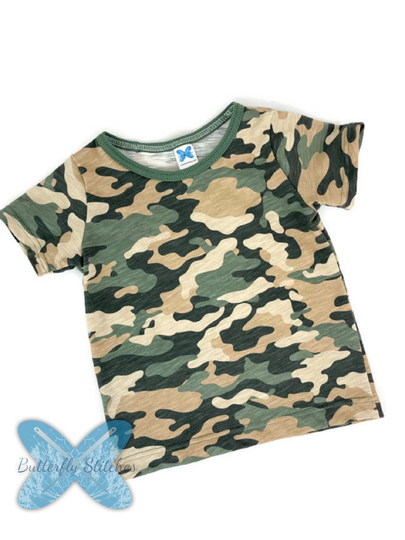 Simple Tee Shirt/Baby T Toddler Organic Slub Wardrobe Staples Cotton Fall Summer Kids
