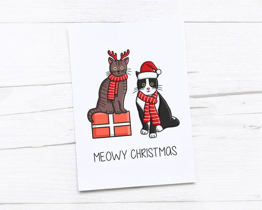 Happy Christmas Card | Merry Cats