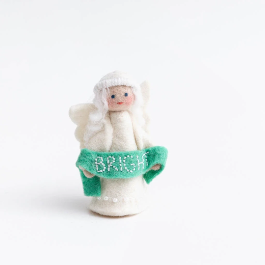 Felt Angel Ornament, Season's Blessing Bright, Christmas Ornament
