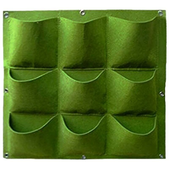 Pocket Vertical Greening Hanging Wall Garden Plant Grow Pot Bag Planter