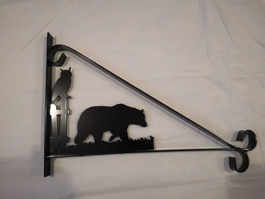 Bear & Owl Heavy Duty Hanging Basket Bracket