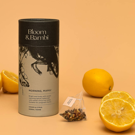 Morning, Mama Ginger And Citrus Herbal Tea