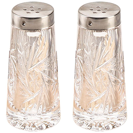 Fvbjd - Refillable Seasoning Bottle Salt and Pepper Shakers Kitchen Decor (Set of 2) Salt Shaker Set 8006