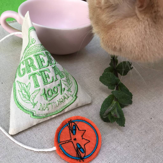 Catnip Green Tea Bag, Cat Toy