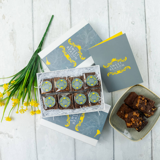 Luxury Salted Caramel Brownie Gift Box