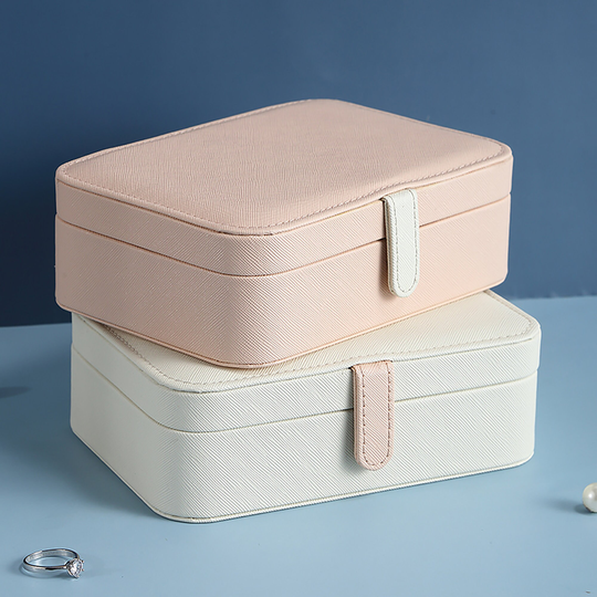 Travel Jewelry Organizer, Rings & Box For Women Girls, Case Earrings Necklaces, Gift