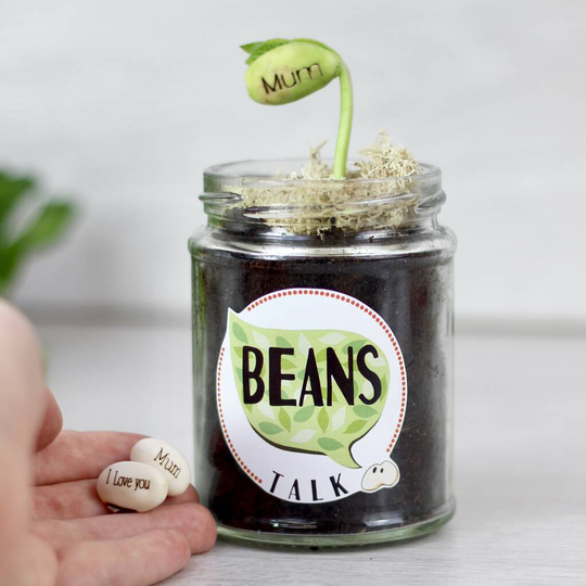 Beans Talk Message Seeds Jar Gift Set