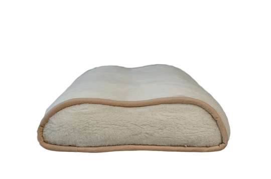 Orthopedic Wool Pillow | Organic Sleeping Soft Hypoallergenic Natural Bed