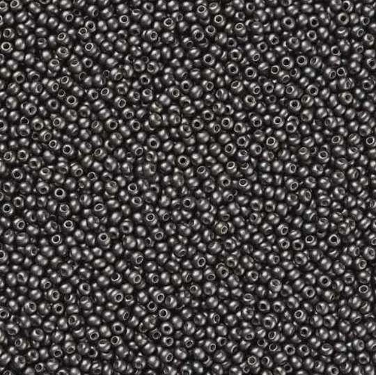 Dark Olive Green 11/0 Round Glass Seed Beads, Opaque Jewelry Supplies, Beading Fgb Craft Gray Beads