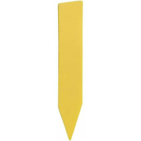 200 Pcs Plastic Plant Name Tag Flower Tag Marker Seed Name Stake Tags Nursery Seedling Labels for Potted Garden Herbs Flowers Vegetables(Yellow)