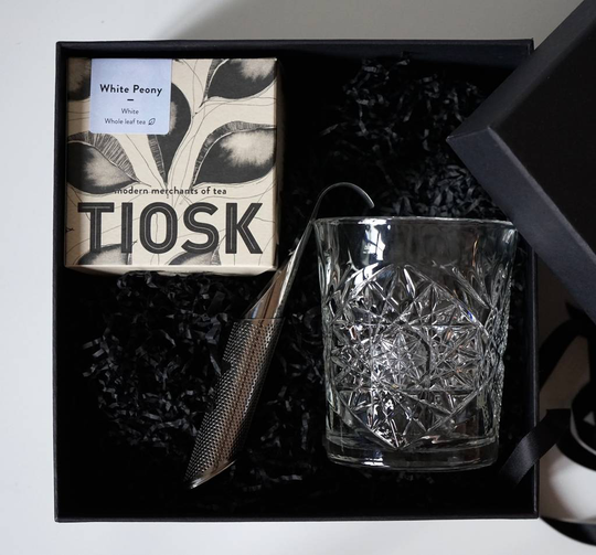 Premium Tea + Tea Glass + Infuser Gift Set