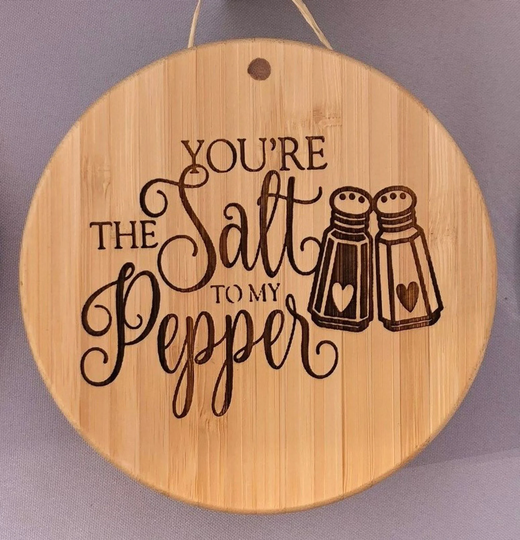 Personalized Bamboo Salt Box Perfect Gift For Any Kitchen