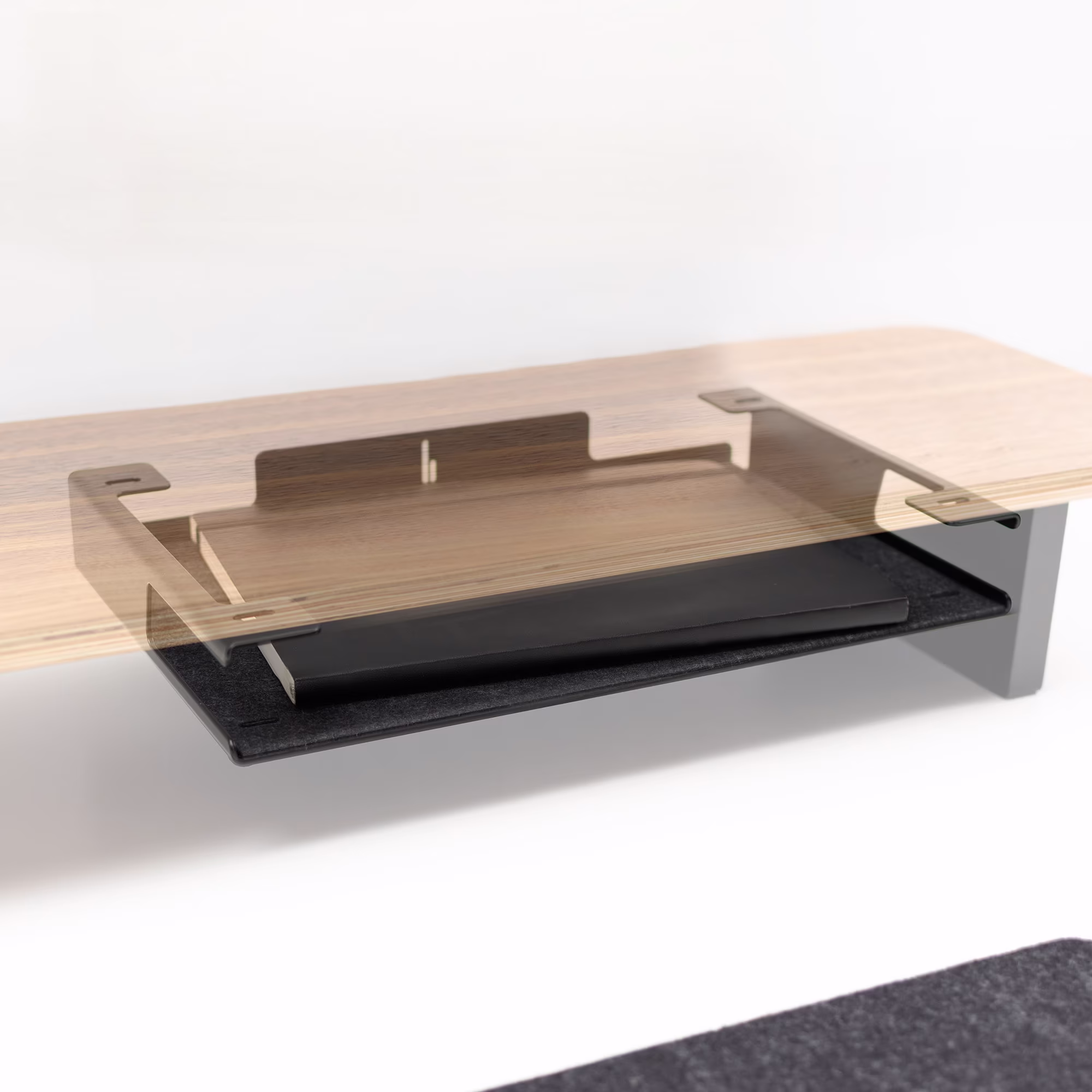 Tray For Setup Cockpit Monitor Stand Modular Accessories Desk Organization