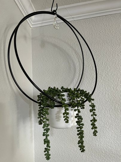 Double Rounder Hanging Planter