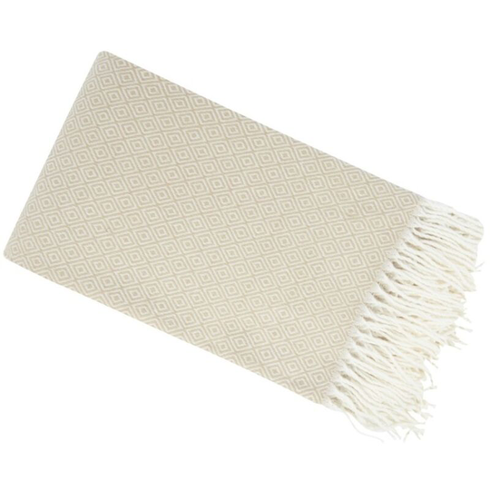 Seasons Zinnia Summer Blanket (One Size) (Beige) - Beige