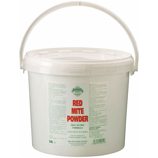 Barrier Poultry - Barrier Red Mite Powder For Birds (500g) (White) - White