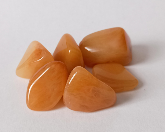 6 Yellow Adventurine Tumblestones 20 - 30mm Witchcraft Kit , Spell Kit, Starter Beginners Solitary, Wicca, Casting, Baby Witch