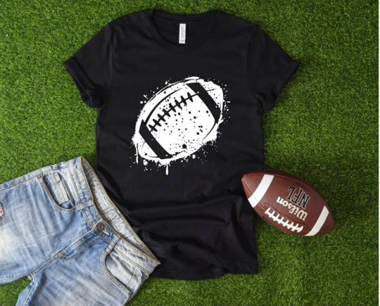 Football Shirt, T-Shirt, Mom, Sister, Game Day Grunge Football, Grandma, Season