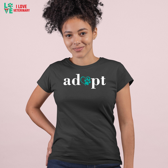 Veterinary - Adopt Woman's, Unisex T-Shirt, V-Neck, Veterinarian Gift, Animal Lover Gift, Pet Lover, Gift For Vet, Medicine