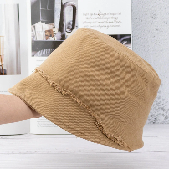 1Pcs 3 Color Four Season 58-60cm Cotton Fabric Bucket Hat Summer . Caps , Fashion Cap H2021383