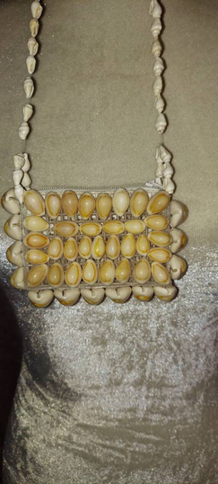 Little Purse Handmade With Real Shells One Of A Kind Great For Medicine, Credit Cards, Money Etc