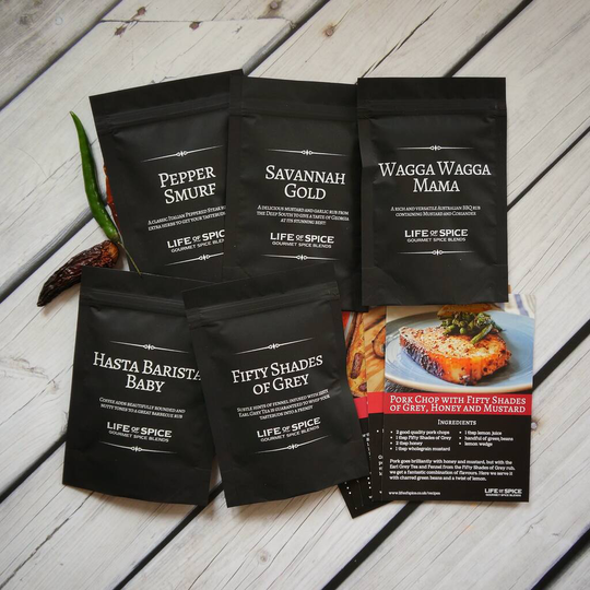 The World Five Rub Collection With Recipe Cards