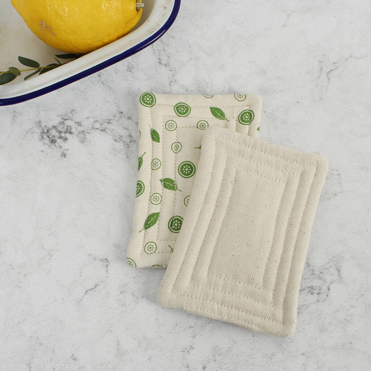 A Slice Of Green Organic Cotton Unsponges Pk Two