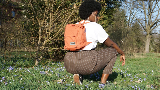 Organic Cotton Canvas Mini Backpack | Purse Minimalist Gifts For Her Fashion Backpacks Men