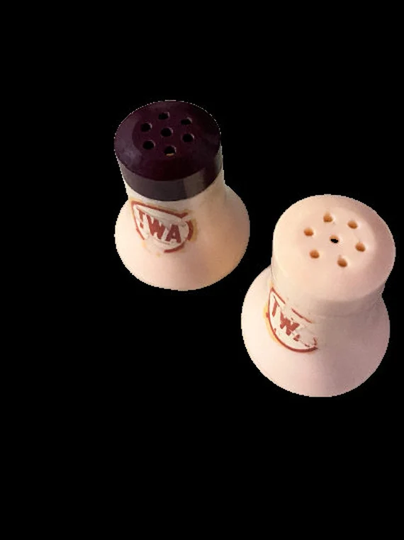 Vintage Iconic Twa Salt & Pepper Shakers