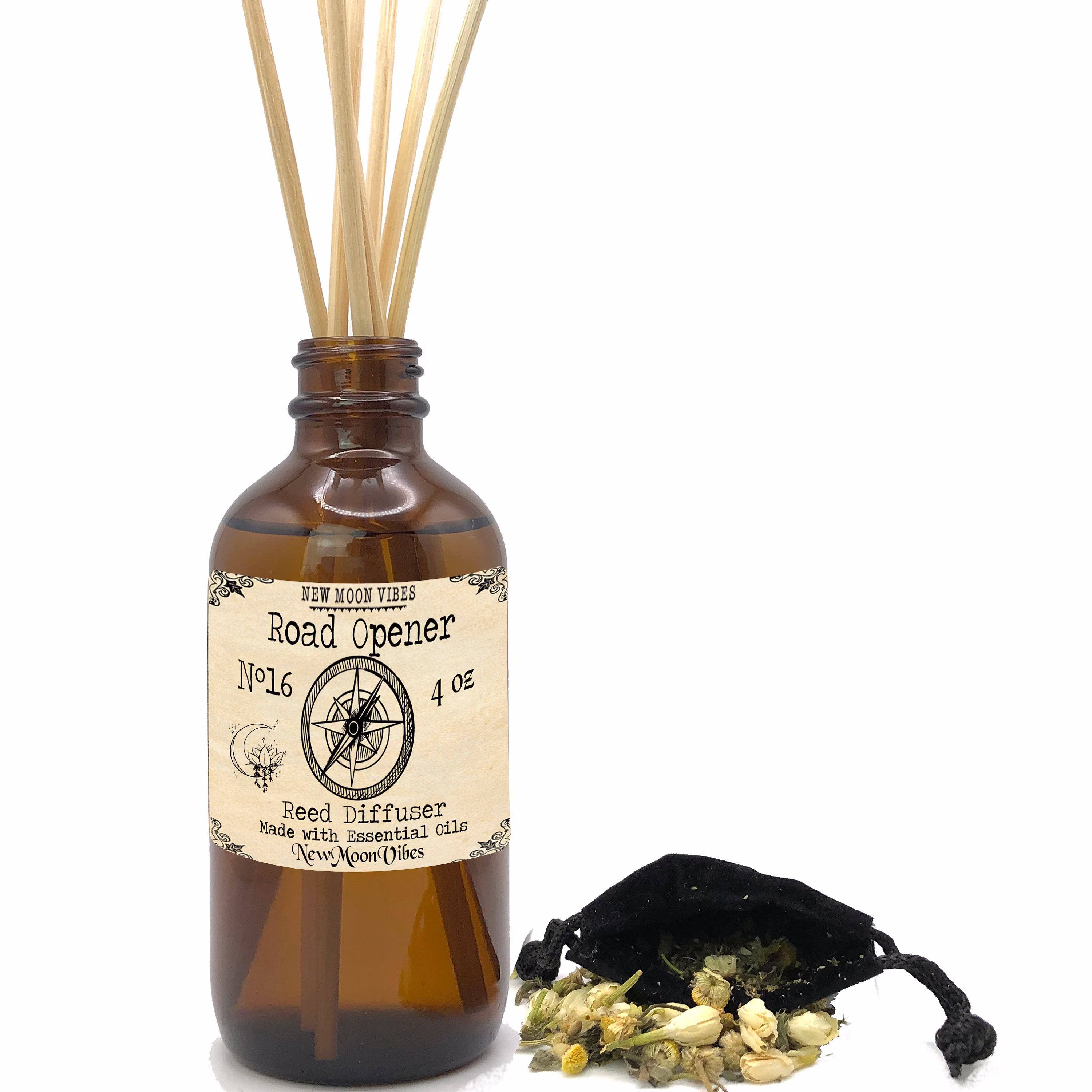 Road Opener Conjure Ritual Spell Wiccan Herbs Reed Diffuser Eliminate Blockages Remove People Obstacles Clear Path Invoke Draw Success