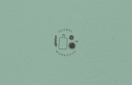 Herbal Shop Premade Logo Design, Hand Drawn Branding For Organic Market, Vegan Restaurant, Natural Food Products