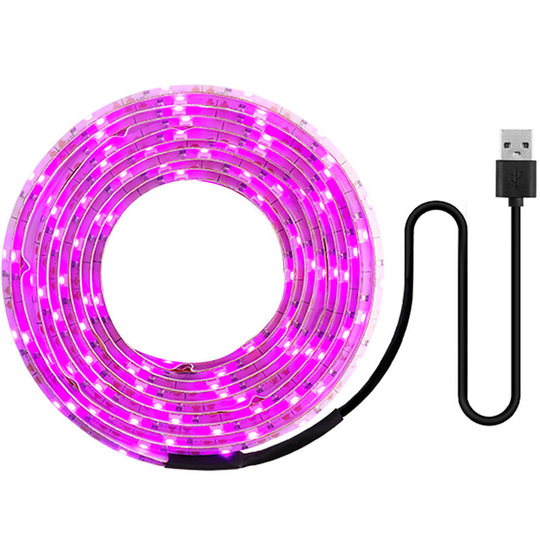 Superseller - led Grow Light Full Spectrum usb Grow Light Strip 3 Meter 2835 smd DC5V led Phyto Tape for Seed Plants Flowers Greenhouses, 3M - 3M